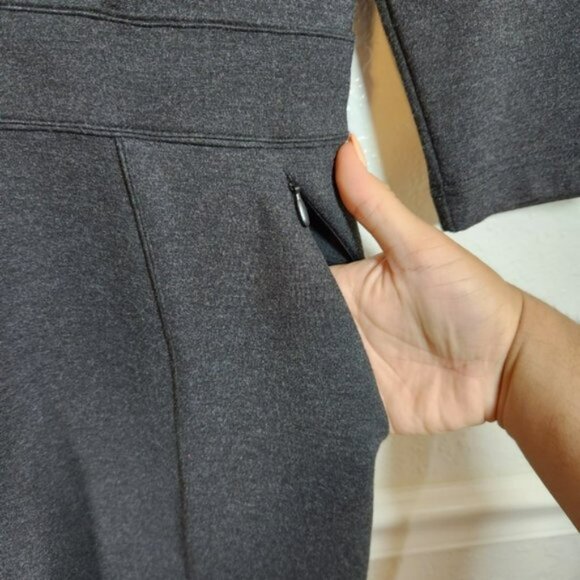 Betabrand Midi Dress Small Charcoal Gray New w Tags Workwear - Picture 5 of 10